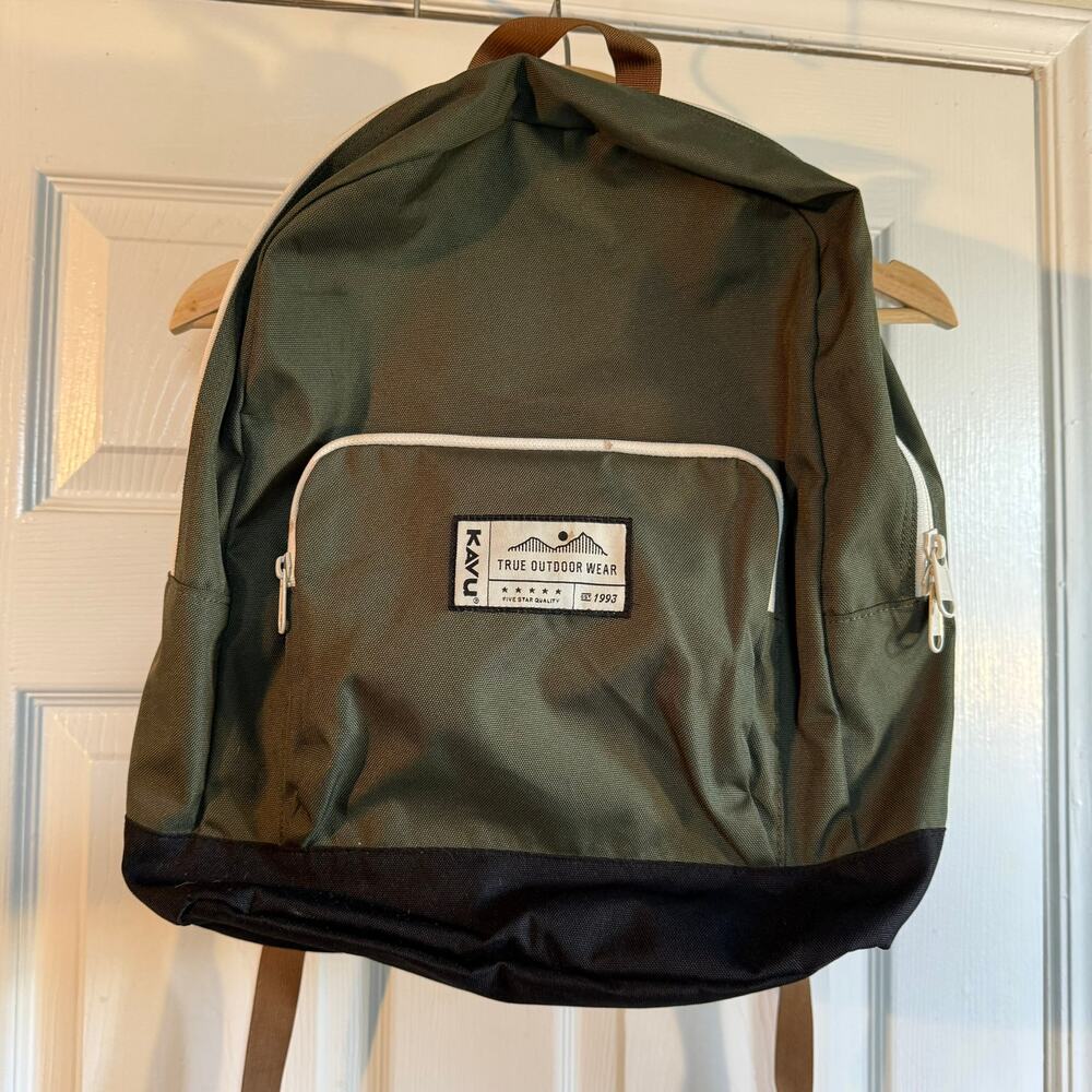 Kavu Olive Green Backpack One Size